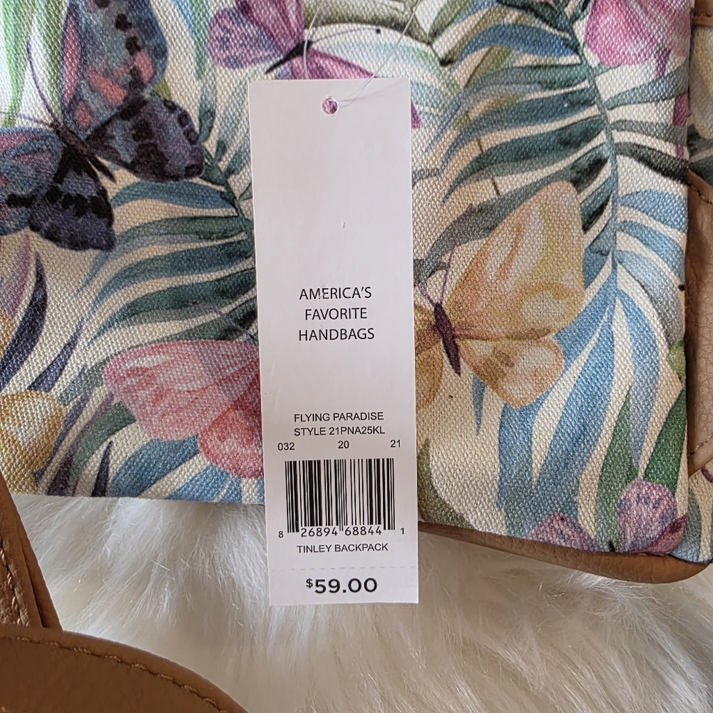 Butterlies Multi-Color Backpack - Picture 10 of 16